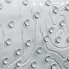image:imageBoon B11192 RIPPLE Textured Non Slip Baby Bath Tub Mat with Hanging Hook and Drain Holes BlueGriffle