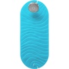 image:imageBoon B11192 RIPPLE Textured Non Slip Baby Bath Tub Mat with Hanging Hook and Drain Holes BlueRipple