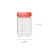 image:imageBoon Cache Glass Breastmilk Storage Bottles with Lids  Leakproof Containers for Breastmilk Baby Food Formula and Snacks  Freezer and Dishwasher Safe  8 Oz  3 Count