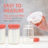 image:imageBoon Cache Glass Breastmilk Storage Bottles with Lids  Leakproof Containers for Breastmilk Baby Food Formula and Snacks  Freezer and Dishwasher Safe  8 Oz  3 Count