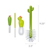 image:imageBoon Cacti Bottle Cleaning Brush Set  Includes Bottle Brush Nipple Brush Detail Brush and Straw Brush  Baby Bottle Brush Set for Bottle Drying Rack  Baby Essentials  4 Count4 Piece Set