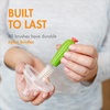 image:imageBoon Cacti Bottle Cleaning Brush Set  Includes Bottle Brush Nipple Brush Detail Brush and Straw Brush  Baby Bottle Brush Set for Bottle Drying Rack  Baby Essentials  4 Count4 Piece Set