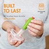image:imageBoon Cacti Bottle Cleaning Brush Set  Includes Bottle Brush Nipple Brush Detail Brush and Straw Brush  Baby Bottle Brush Set for Bottle Drying Rack  Baby Essentials  4 Count4 Piece Set