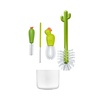 image:imageBoon Cacti Bottle Cleaning Brush Set  Includes Bottle Brush Nipple Brush Detail Brush and Straw Brush  Baby Bottle Brush Set for Bottle Drying Rack  Baby Essentials  4 Count4 Piece Set Pack of 12