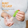 image:imageBoon Cacti Bottle Cleaning Brush Set  Includes Bottle Brush Nipple Brush Detail Brush and Straw Brush  Baby Bottle Brush Set for Bottle Drying Rack  Baby Essentials  4 Count4 Piece Set Pack of 12