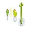 image:imageBoon Cacti Bottle Cleaning Brush Set  Includes Bottle Brush Nipple Brush Detail Brush and Straw Brush  Baby Bottle Brush Set for Bottle Drying Rack  Baby Essentials  4 Count4 Piece Set