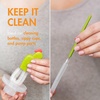image:imageBoon Cacti Bottle Cleaning Brush Set  Includes Bottle Brush Nipple Brush Detail Brush and Straw Brush  Baby Bottle Brush Set for Bottle Drying Rack  Baby Essentials  4 Count4 Piece Set Pack of 12