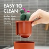 image:imageBoon Cacti Bottle Cleaning Brush Set Terracotta  4 Piece Set4 Piece Set Pack of 12