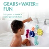 image:imageBoon Cogs Baby Bath Toys  Spinning Gear Themed Sensory Baby Toys for Bathtub  Suction Toys for Bathtub Walls  Navy and Yellow  5 Count  Ages 12 Months and UpPack of 5