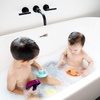 image:imageBoon Fleet Toy Boat Baby Bath Toys  Stacking Boat Toy Set for Bath Time Fun  Toddler and Baby Stacking Bathtub Toys With Drain Holes  5 Count  Ages 10 Months and UpNavy Multicolor
