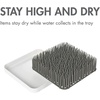 image:imageBoon Grass Plastic Drying Rack  Modern Countertop Baby Bottle Organizer  975 x 988 x 30 inches  Gray