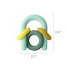 image:imageBoon Hoop Silicone Baby Teether  Baby Teething Toys for Infants  Soothing Teether for Babies  Ages 0 to 12 MonthsHoop