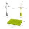 image:imageBoon Lawn Countertop Baby Bottle Drying Rack Bundle  Includes Lawn Twig and Stem Baby Accessories  Baby Bottle Organizer and Storage  Baby BottleFeeding Supplies  3 Count