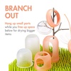 image:imageBoon Lawn Countertop Baby Bottle Drying Rack Bundle  Includes Lawn Twig and Stem Baby Accessories  Baby Bottle Organizer and Storage  Baby BottleFeeding Supplies  3 Count