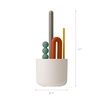 image:imageBoon Mod Baby Bottle Brushes  Includes Bottle Cleaner Brush Straw Cleaner Brush Nipple Brush and Detail Brush for Baby Bottles  Baby Bottle and Straw Brush Cleaning Set  Deco  4 CountMulticolor