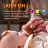 image:imageBoon Nursh Baby Bottle Gift Set  Baby Feeding Essentials for New Moms  Includes 4 Oz and 8 Oz Baby Bottles Storage Lids Fast Flow Nipples Storage Buns Straw Lid and Mod Baby Bottle Brush Set