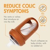 image:imageBoon Nursh Baby Bottle Gift Set  Baby Feeding Essentials for New Moms  Includes 4 Oz and 8 Oz Baby Bottles Storage Lids Fast Flow Nipples Storage Buns Straw Lid and Mod Baby Bottle Brush Set