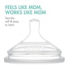 image:imageBoon Nursh Bottles  Medium Flow  Silicone Baby Bottles Help Ease Colic Symptoms  Formula and Breast Milk Only Touch Platinum FoodSafe Silicone  Mint  36 Months  3 Count  8 OunceMint