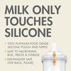 image:imageBoon Nursh Bottles  Medium Flow  Silicone Baby Bottles Help Ease Colic Symptoms  Formula and Breast Milk Only Touch Platinum FoodSafe Silicone  Mint  36 Months  3 Count  8 OunceGray