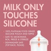 image:imageBoon Nursh Bottles  Medium Flow  Silicone Baby Bottles Help Ease Colic Symptoms  Formula and Breast Milk Only Touch Platinum FoodSafe Silicone  Mint  36 Months  3 Count  8 OuncePink
