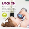 image:imageBoon Nursh Bottles  Medium Flow  Silicone Baby Bottles Help Ease Colic Symptoms  Formula and Breast Milk Only Touch Platinum FoodSafe Silicone  Mint  36 Months  3 Count  8 OunceMetallic