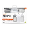 image:imageBoon Nursh Bottles  Medium Flow  Silicone Baby Bottles Help Ease Colic Symptoms  Formula and Breast Milk Only Touch Platinum FoodSafe Silicone  Mint  36 Months  3 Count  8 OunceGray