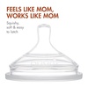 image:imageBoon Nursh Bottles  Medium Flow  Silicone Baby Bottles Help Ease Colic Symptoms  Formula and Breast Milk Only Touch Platinum FoodSafe Silicone  Mint  36 Months  3 Count  8 OunceSpeckle