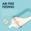 image:imageBoon Nursh Bottles  Medium Flow  Silicone Baby Bottles Help Ease Colic Symptoms  Formula and Breast Milk Only Touch Platinum FoodSafe Silicone  Mint  36 Months  3 Count  8 OunceTie Dye