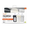 image:imageBoon Nursh Bottles  Medium Flow  Silicone Baby Bottles Help Ease Colic Symptoms  Formula and Breast Milk Only Touch Platinum FoodSafe Silicone  Mint  36 Months  3 Count  8 OunceGray