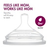 image:imageBoon Nursh Bottles  Silicone Baby Bottles Help Ease Colic Symptoms  Formula and Breast Milk Only Touch FoodGrade Silicone  Slow Flow  Speckle Green  4 OuncePink