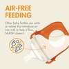image:imageBoon Nursh Bottles  Silicone Baby Bottles Help Ease Colic Symptoms  Formula and Breast Milk Only Touch FoodGrade Silicone  Slow Flow  Speckle Green  4 OunceSpeckle