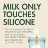 image:imageBoon Nursh Bottles  Silicone Baby Bottles Help Ease Colic Symptoms  Formula and Breast Milk Only Touch FoodGrade Silicone  Slow Flow  Speckle Green  4 OunceSpeckle Green