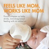 image:imageBoon Nursh Bottles  Silicone Baby Bottles Help Ease Colic Symptoms  Formula and Breast Milk Only Touch FoodGrade Silicone  Slow Flow  Speckle Green  4 OunceSpeckle