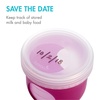 image:imageBoon Nursh Breast Milk Storage Lids  Made for Boon Nursh Bottles  Lids for Formula Travel Container  Breastfeeding Essentials and Baby Feeding Supplies  3 Count