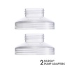 image:imageBoon Nursh Narrow Neck Pump Adapter for Medela Pumps to Nursh Bottles 2 Pack White