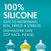 image:imageBoon Nursh Reusable Replacement Pouch with Collapsible Silicone Pouch Design  Everyday Baby Essentials  Stage 2 Medium Flow Baby Bottles  Gray  8 Oz8 Ounce Pack of 3