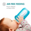 image:imageBoon Nursh Reusable Replacement Pouch with Collapsible Silicone Pouch Design  Everyday Baby Essentials  Stage 2 Medium Flow Baby Bottles  Gray  8 Oz8 Ounce Pack of 3