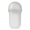image:imageBoon Nursh Reusable Silicone Baby Bottle with Collapsible Silicone Pouch Design  Everyday Baby Essentials  Stage 2 Medium Flow Baby Bottles  Gray  8 Oz1 Count Pack of 1