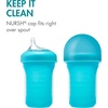 image:imageBoon Nursh Silicone Sippy Cup Lid  Convertible Transitional Sippy Spouts for Nursh Baby Bottles  Sippy Cup Lids for Babies  Baby Feeding Supplies  Ages 6 Months and Up  3 Count3 Count Pack of 12
