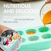 image:imageBoon PULP Silicone Feeder Freezer Tray  Includes Silicone Tray and Lid with 2 PULP Silicone Baby Food Feeders  Baby Food StorageMint