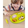 image:imageBoon Platter Edgeless Nonskid Divided Plate PurpleBluePink Pack of 3PurpleBluepink