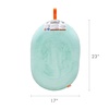 image:imageBoon Puff Inflatable Baby Bather  Infant Bathtub Includes Microfleece Cover Swaddle Wings and Storage Bag  Inflatable Baby Bathtub for Newborns and InfantsMint