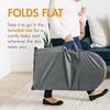 image:imageBoon Slant Portable Baby Bouncer  Folding Baby Seat for Infants  Lightweight Portable Baby Chair with Machine Washable Fabric and 3Point Harness  Dark GreenDark Green