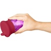 image:imageBoon Snug Silicone Sippy Cup Lids  Convert Kids Cups or Toddler Cups into Sippy Cups  Toddler Feeding Supplies  3 Count  MultiPink