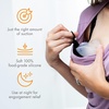 image:imageBoon Trove Silicone Manual Breast Pump Set  Hands Free Breast Milk Collector  Includes Polyester Travel Pouch  Breastfeeding Essentials  2 Count1 Count