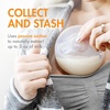 image:imageBoon Trove Silicone Manual Breast Pump Set  Hands Free Breast Milk Collector  Includes Polyester Travel Pouch  Breastfeeding Essentials  2 Count2 Count w Travel Pouch