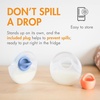 image:imageBoon Trove Silicone Manual Breast Pump Set  Hands Free Breast Milk Collector  Includes Polyester Travel Pouch  Breastfeeding Essentials  2 Count2 Count w Travel Pouch