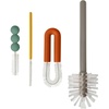 image:imageBoon Mod Replacement Baby Bottle Brushes  Includes Bottle Cleaner Brush Straw Cleaner Brush Nipple Brush and Detail Brush for Baby Bottles  Newborn Essentials  Deco  4 Count