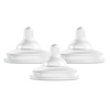 image:imageBoon Nursh Curve Silicone Baby Bottle Nipples  FoodGrade Silicone Nipples for Boon Nursh Bottles  Newborn Flow  3 CountMedium Flow