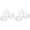 image:imageBoon Nursh Silicone Sippy Cup Lid  Convertible Transitional Sippy Spouts for Nursh Baby Bottles  Sippy Cup Lids for Babies  Baby Feeding Supplies  Ages 6 Months and Up  3 Count3 Count Pack of 2